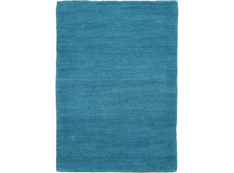 Ručne všívaný kusový koberec Asra wool petrolej