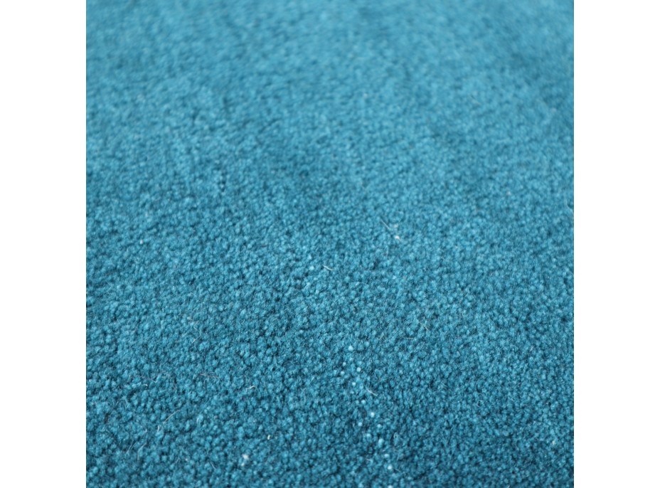 Ručne všívaný kusový koberec Asra wool petrolej