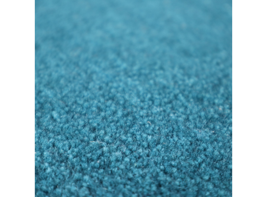 Ručne všívaný kusový koberec Asra wool petrolej