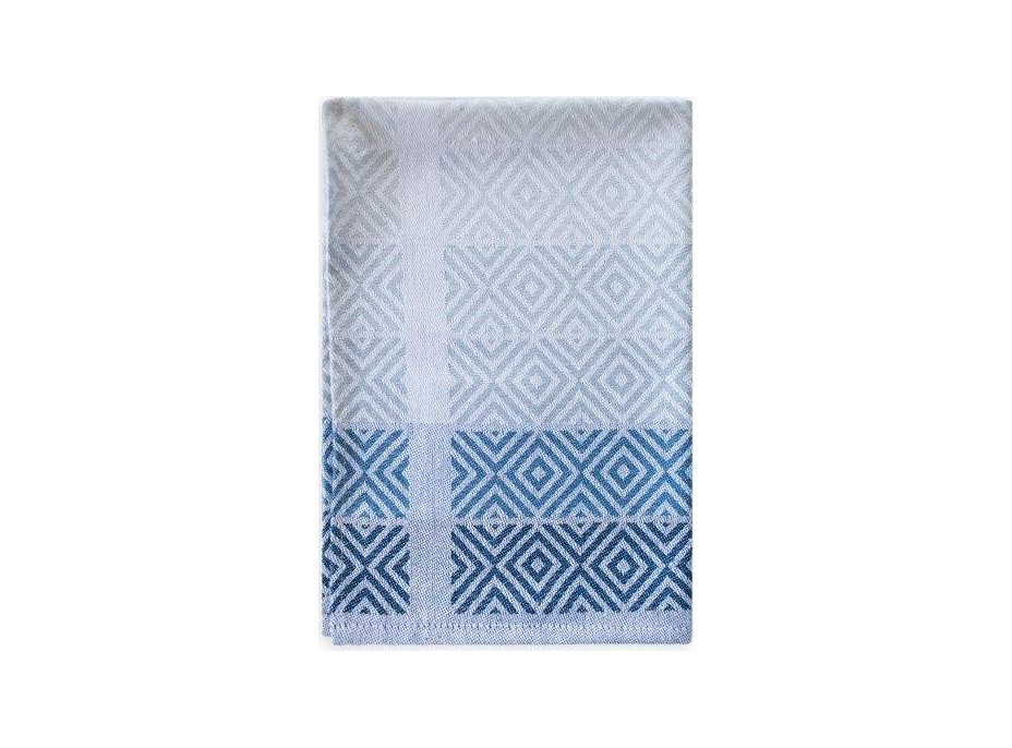 Žakárová kuchynská utierka CARINO 016 - 40x60 cm - modrá ombre