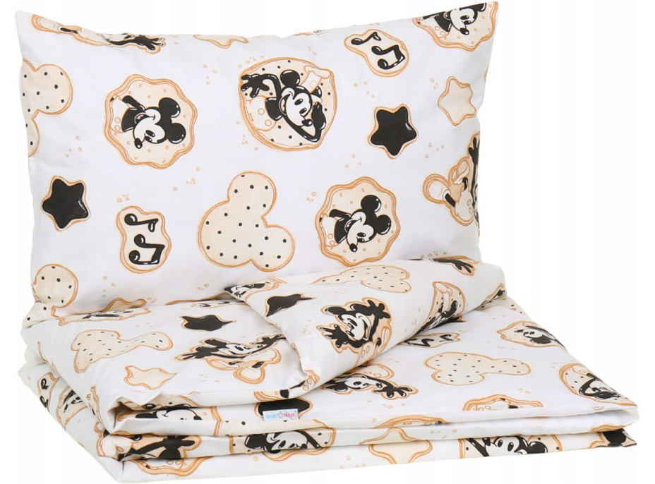 Detské bavlnené obliečky do postieľky 120x90 cm BABYMAM PREMIUM - Myšiak Miki