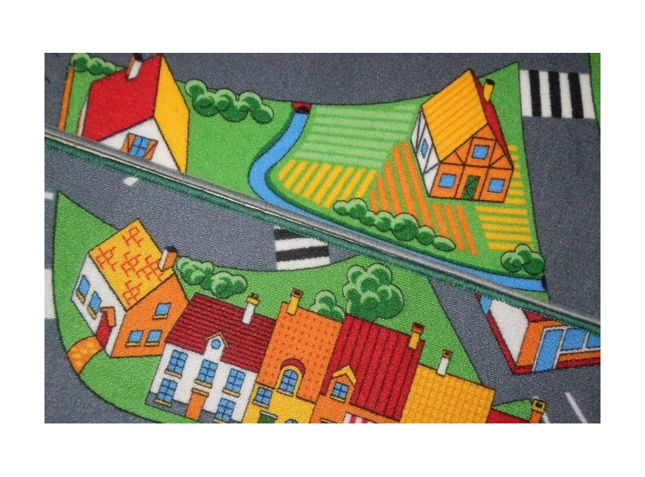 Detský koberec Dedinka, 100x250 cm
