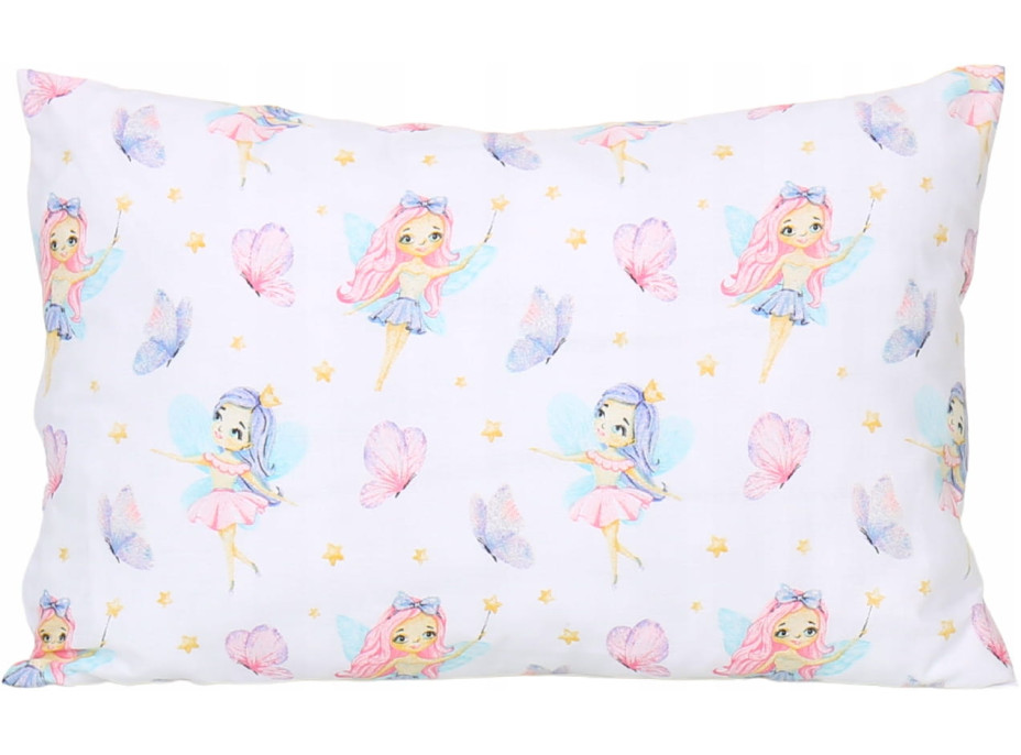 Detské bavlnené obliečky do postieľky 135x100 cm BABYMAM PREMIUM - Víly