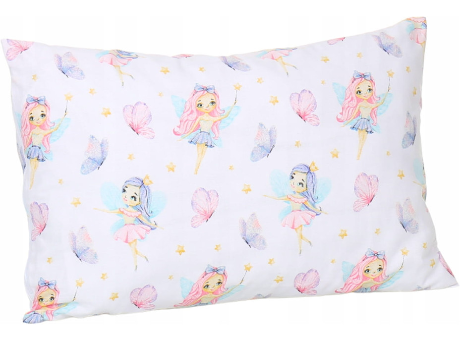Detské bavlnené obliečky do postieľky 135x100 cm BABYMAM PREMIUM - Víly
