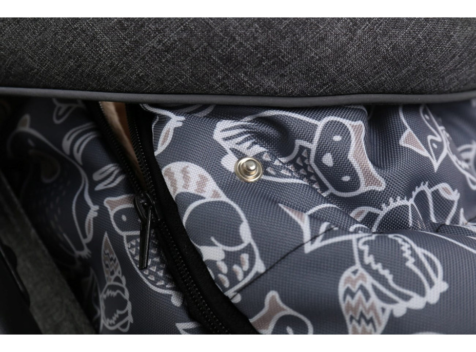 Detský fusak do kočíka BABYMAM Maxi - Boho/béžový