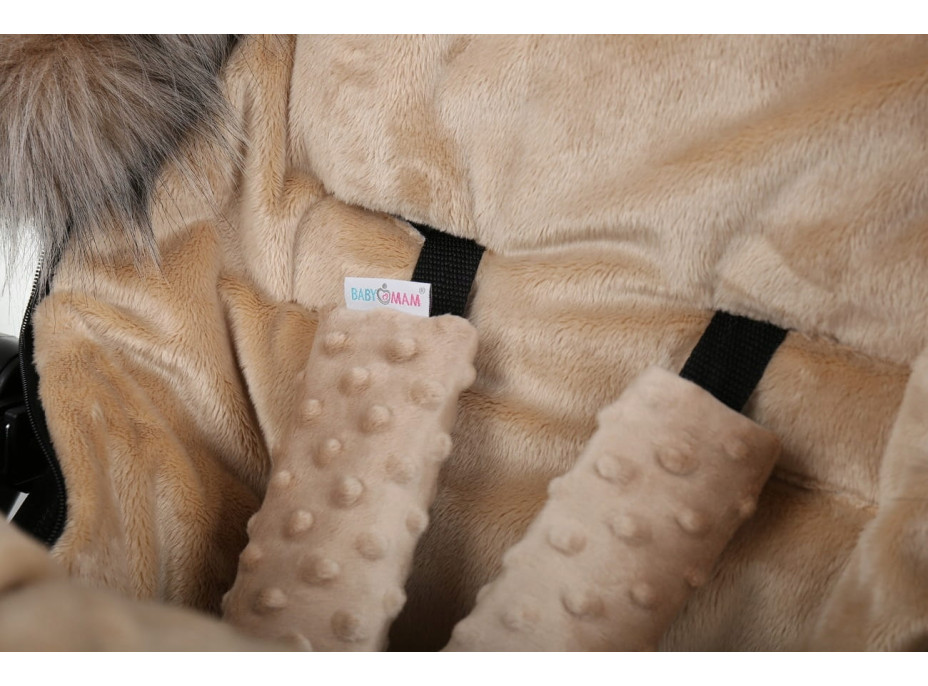 Detský fusak do kočíka BABYMAM Maxi - Boho/béžový