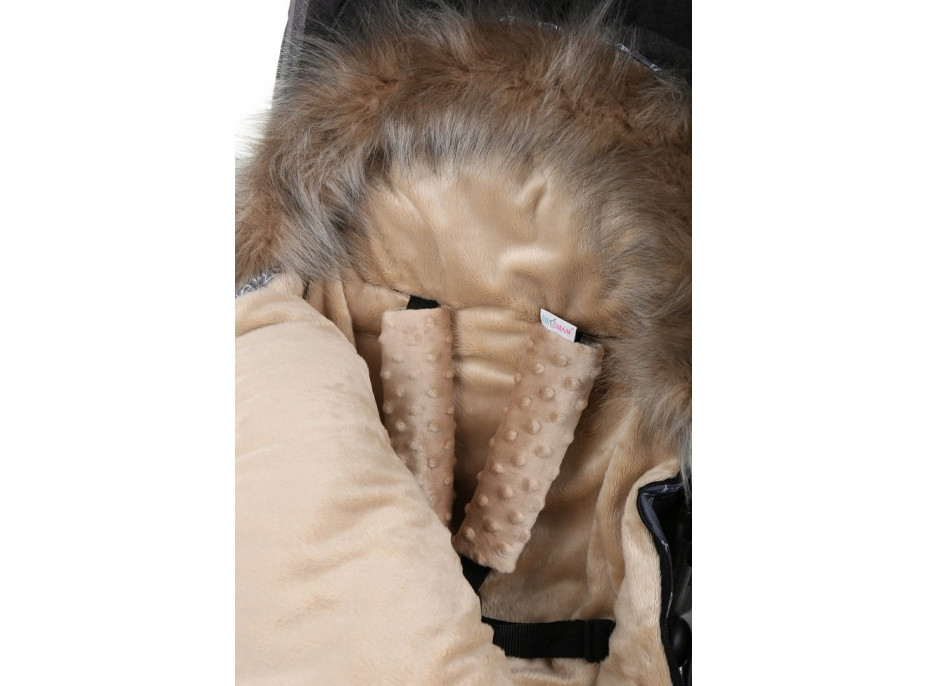 Detský fusak do kočíka BABYMAM Premium - Boho/béžový