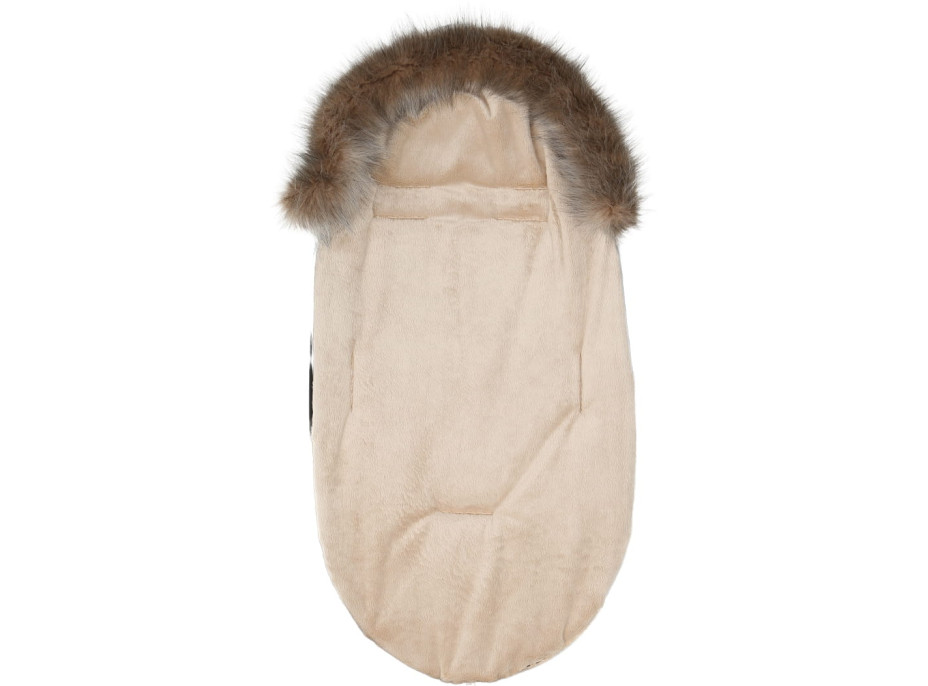 Detský fusak do kočíka BABYMAM Premium - Boho/béžový