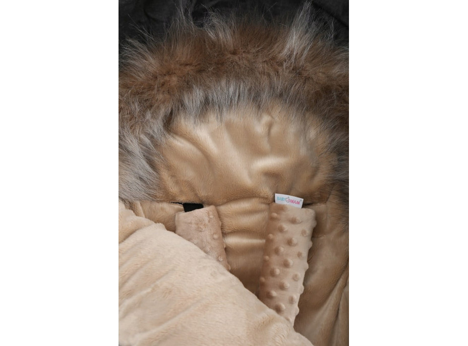 Detský fusak do kočíka BABYMAM Premium - Boho/béžový