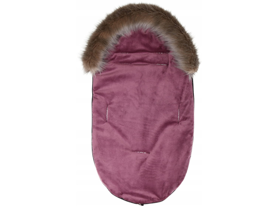 Detský fusak do kočíka BABYMAM Premium - Copy/jahodový