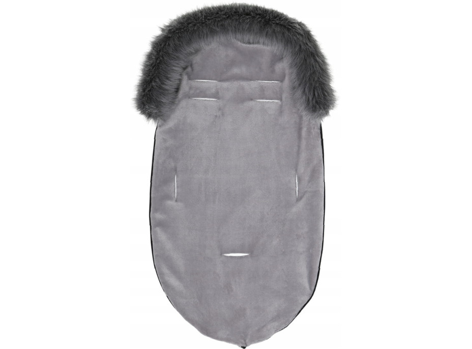 Detský fusak do kočíka BABYMAM Premium - Najlepší priateľ/sivý