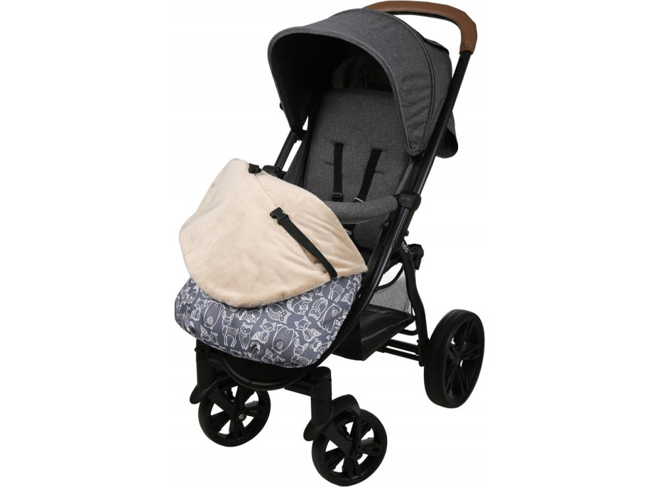 Detský fusak na športový kočík BABYMAM - Boho/béžový