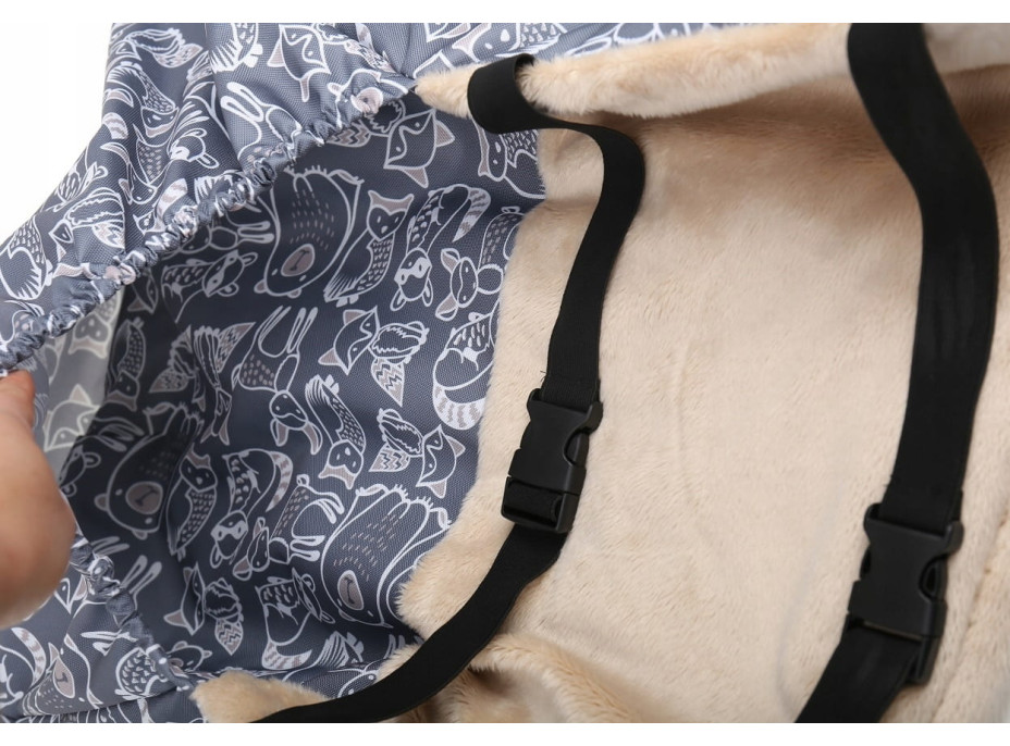 Detský fusak na športový kočík BABYMAM - Boho/béžový