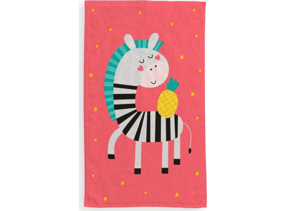 Detský bavlnený uterák KIDS 30x50 cm - Zebra