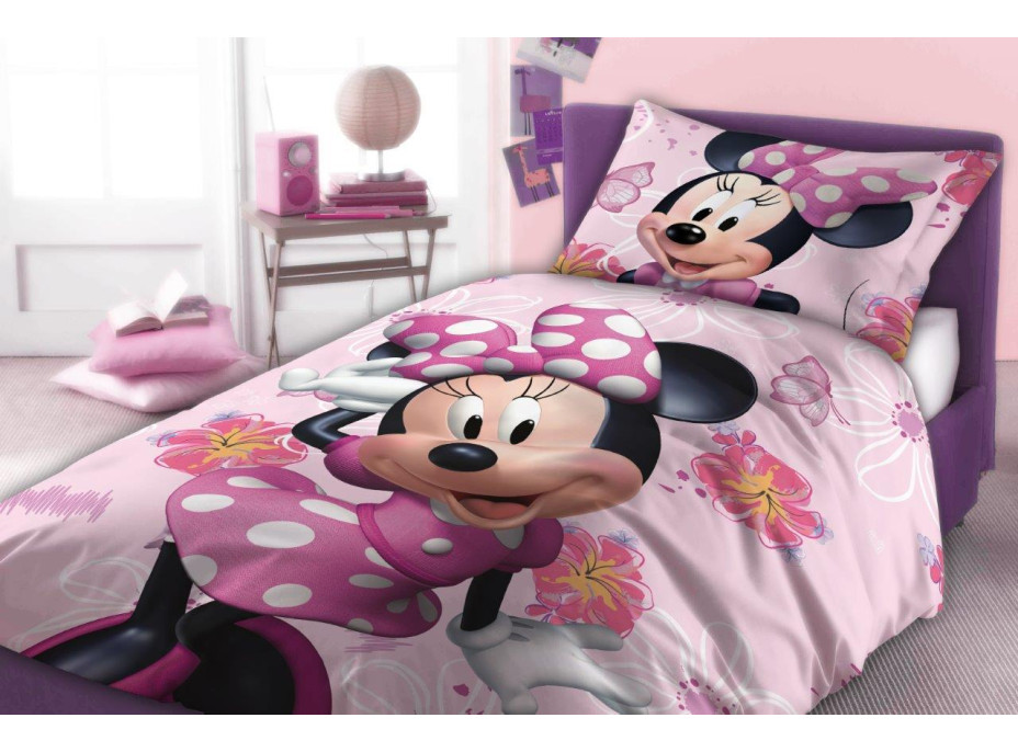Detské bavlnené obliečky MINNIE - 160x200 cm