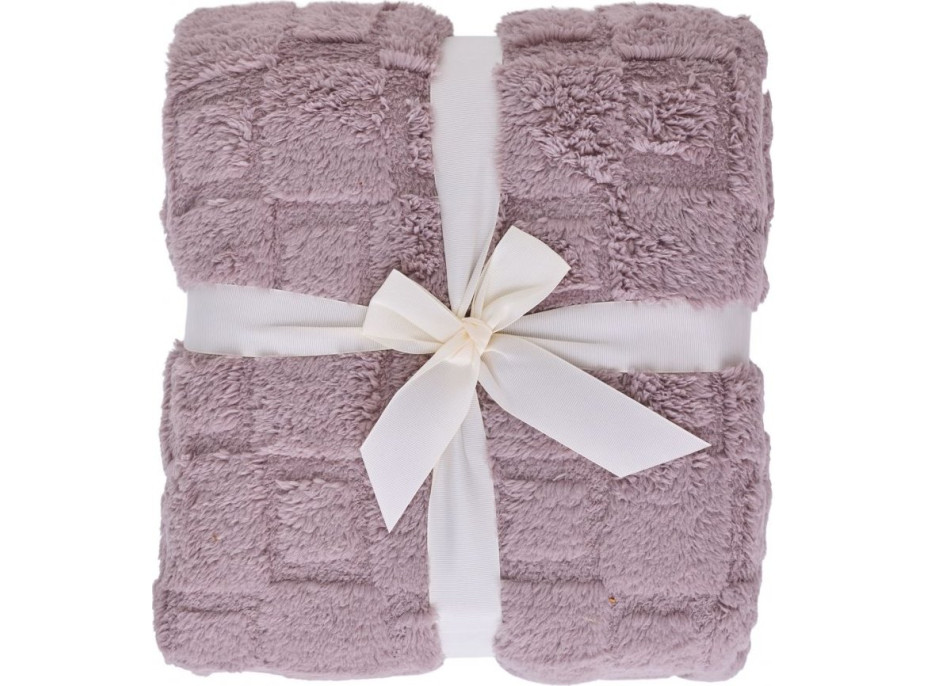 Deka prehoz CUBE 150x200 cm - staroružová