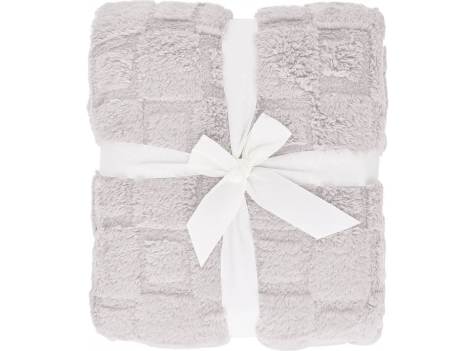 Deka prehoz CUBE 150x200 cm - krémová