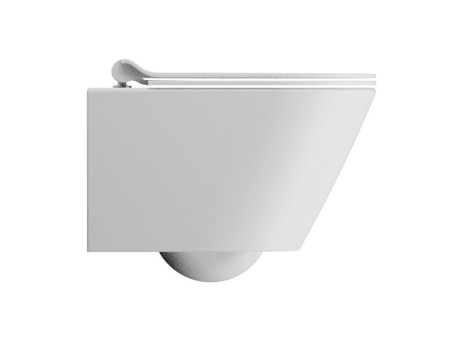 GSI KUBE X závesná WC misa, GeniusFlush, 36x50cm, biela dual-mat 941209