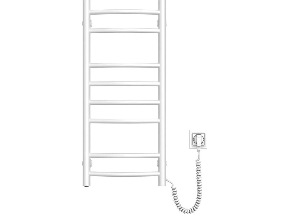 Aqualine SUPE elektrický sušiak uterákov, 360x800mm, 107W, biely SU140