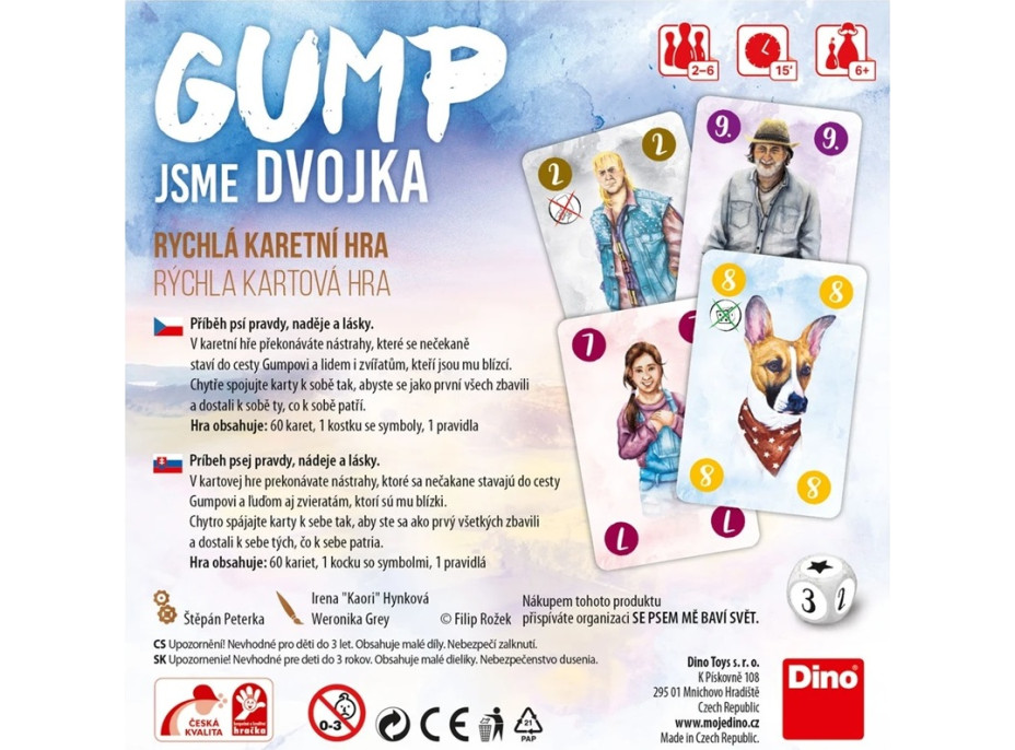 Dino Cestovná hra Gump Sme dvojka