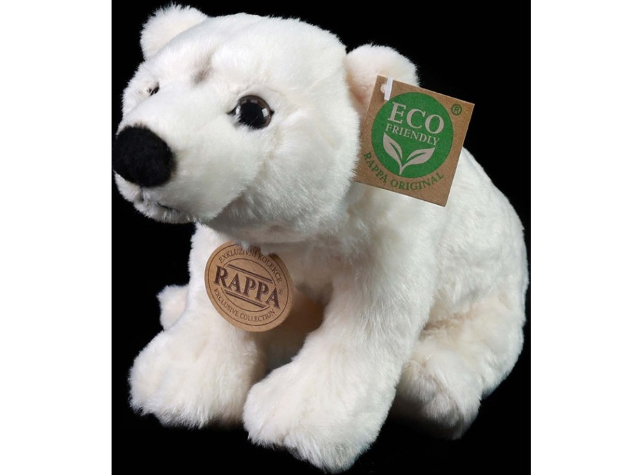 Rappa Plyšový medveď ľadový 25 cm ECO-FRIENDLY