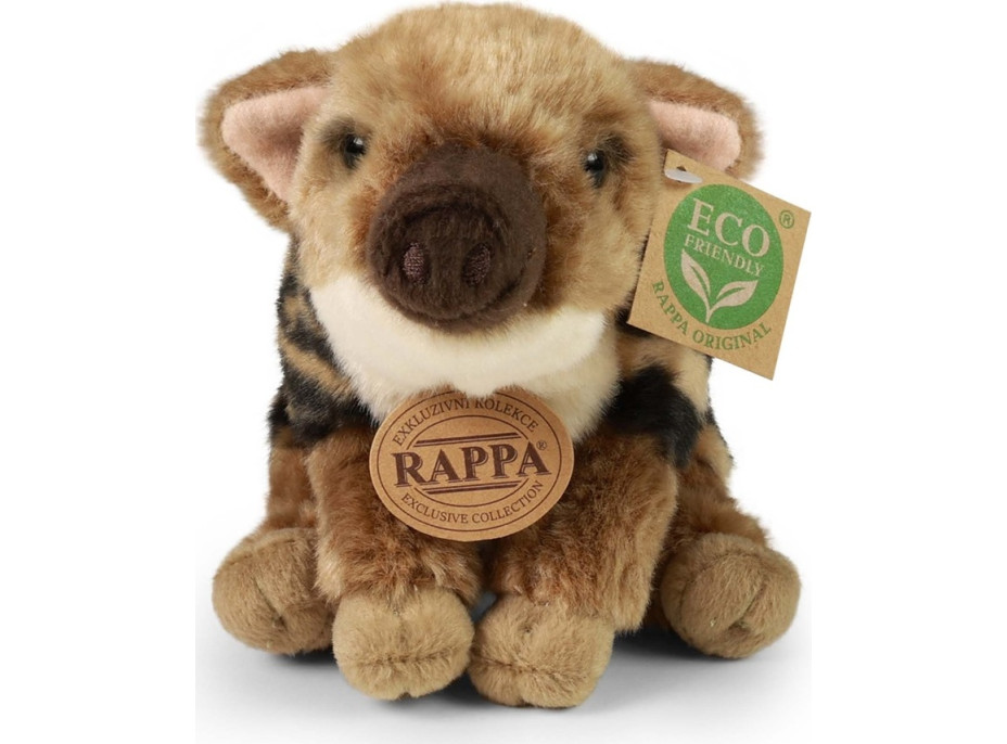 Rappa Plyšové mláďa prasa divoké sediace 20 cm ECO-FRIENDLY