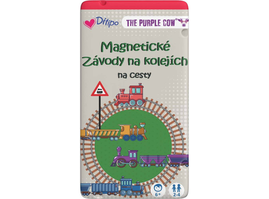 Magnetická hra - Preteky na koľajniciach