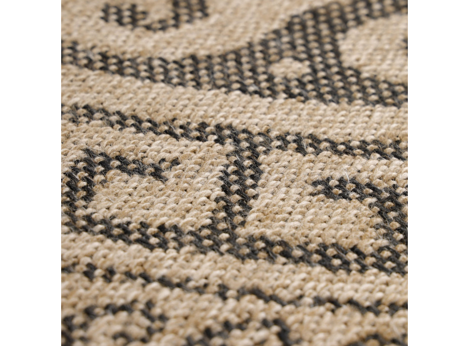 Kusový koberec Comilla 887 Black kruh