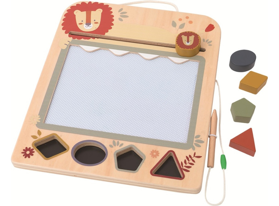 2Kids Toys Magnetická kresliaca tabuľka Levíček