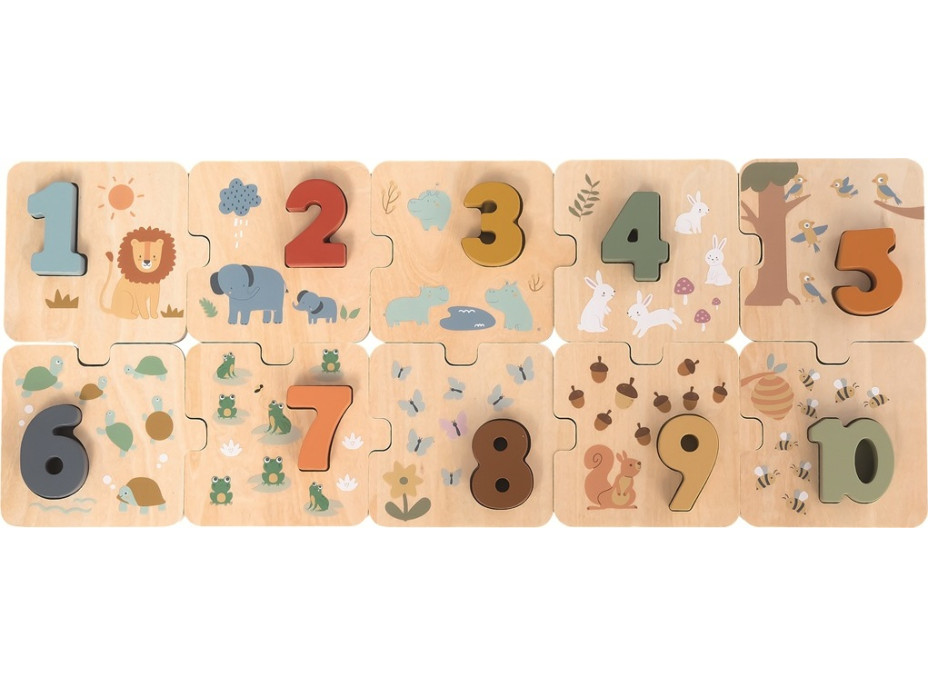 2Kids Toys Puzzle Počítanie so zvieratkami