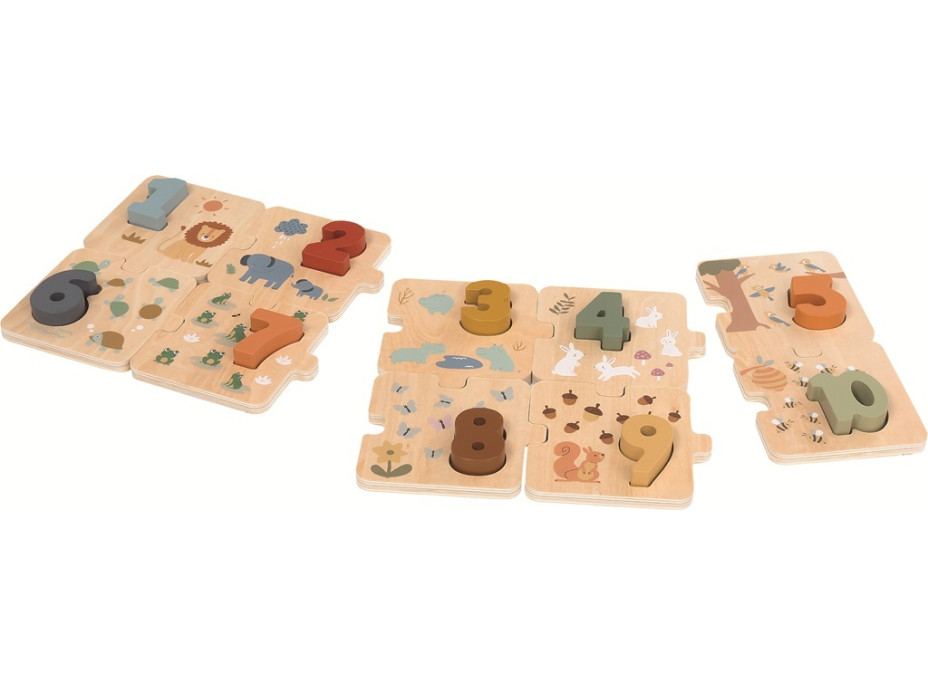 2Kids Toys Puzzle Počítanie so zvieratkami