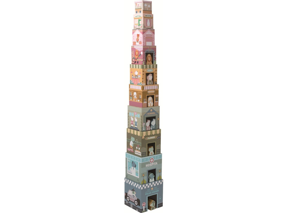 2Kids Toys Skladacia veža z kociek City