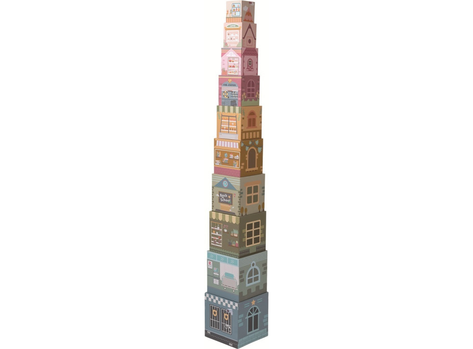 2Kids Toys Skladacia veža z kociek City