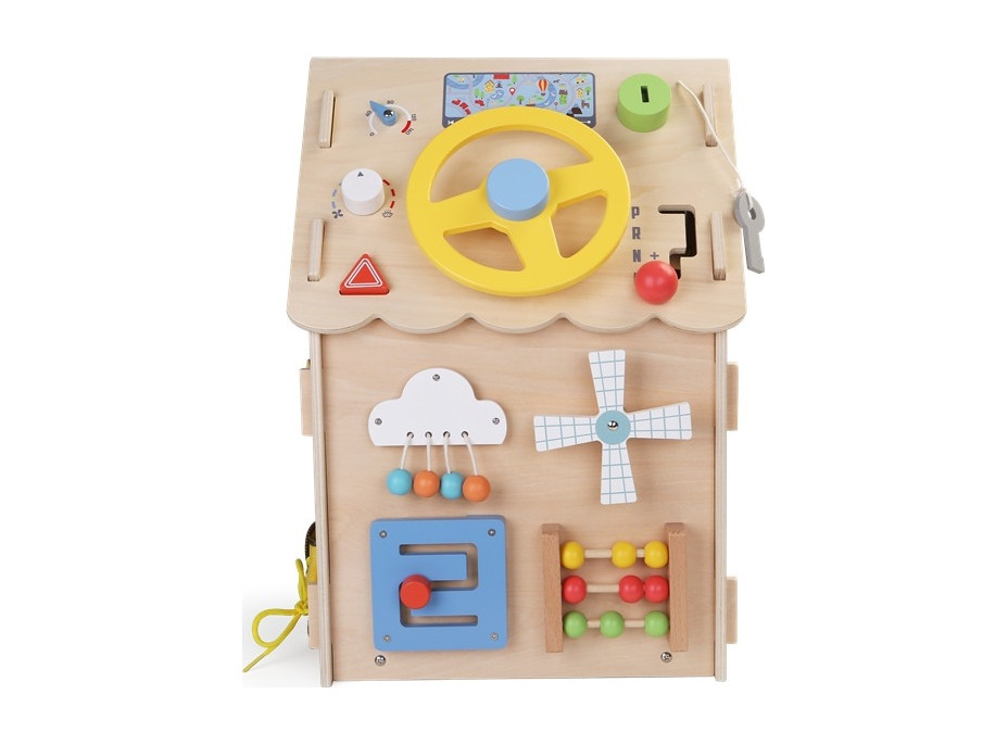2Kids Toys Activity board Domček prírodný