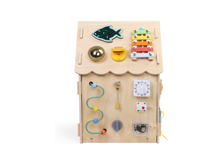 2Kids Toys Activity board Domček prírodný