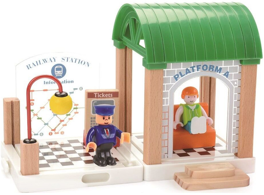 2Kids Toys Vláčikodráha Dedina 110 dielov