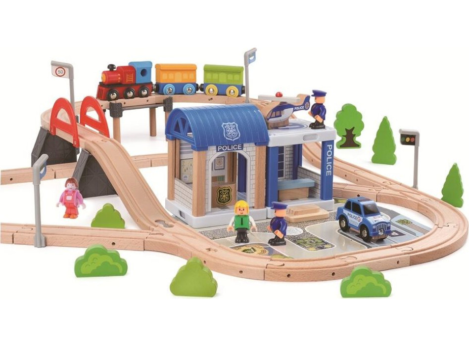 2Kids Toys Vláčikodráha Mesto 90 dielov