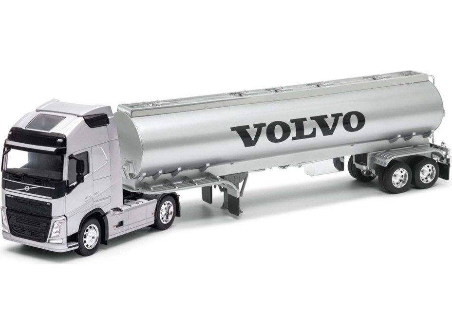 Welly VOLVO FH OIL TANKER 1:32 strieborné
