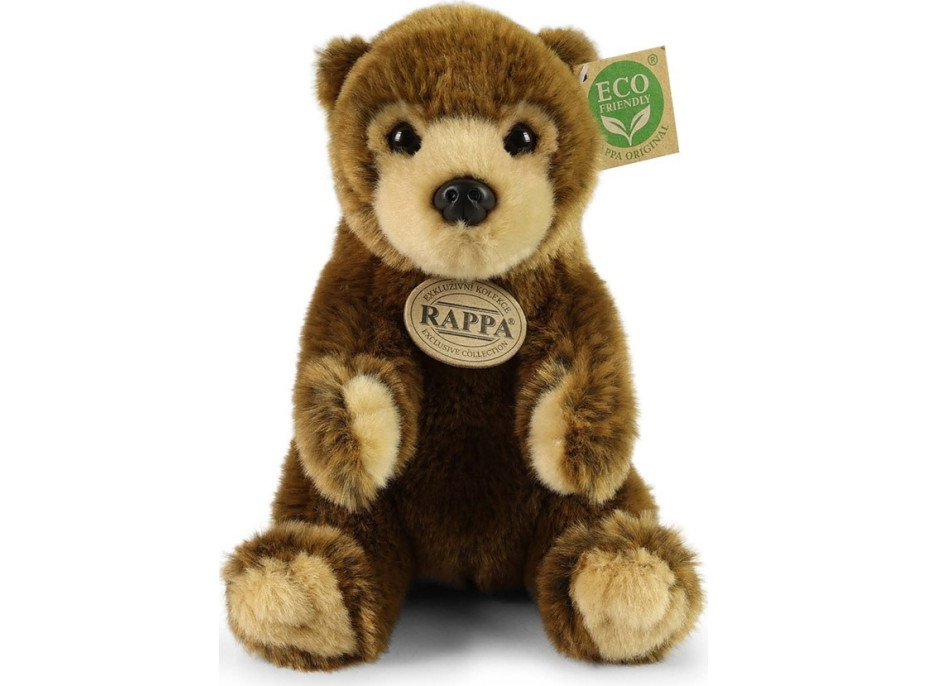Rappa Plyšový medveď hnedý 19 cm ECO-FRIENDLY