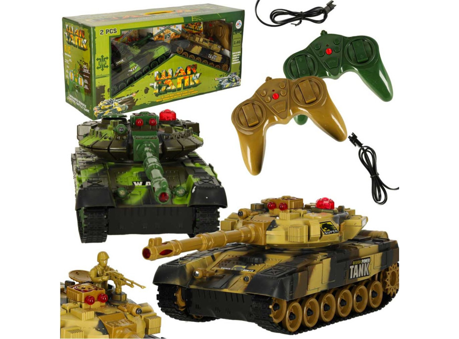 RC vojnová tanková súprava 9993 2,4GHz