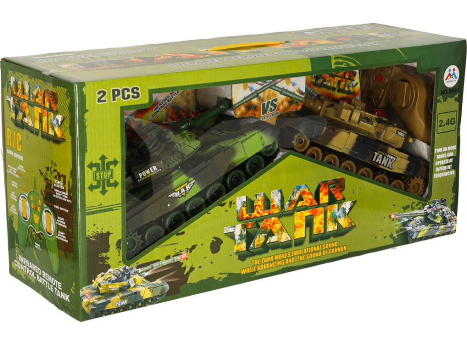 RC vojnová tanková súprava 9993 2,4GHz