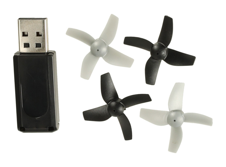 JJRC H36 mini 2,4 GHz 4CH 6osý RC dron čierny