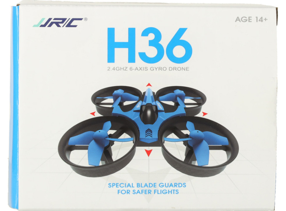 Dron RC JJRC H36 mini 2.4GHz 4CH 6 osí - modrý