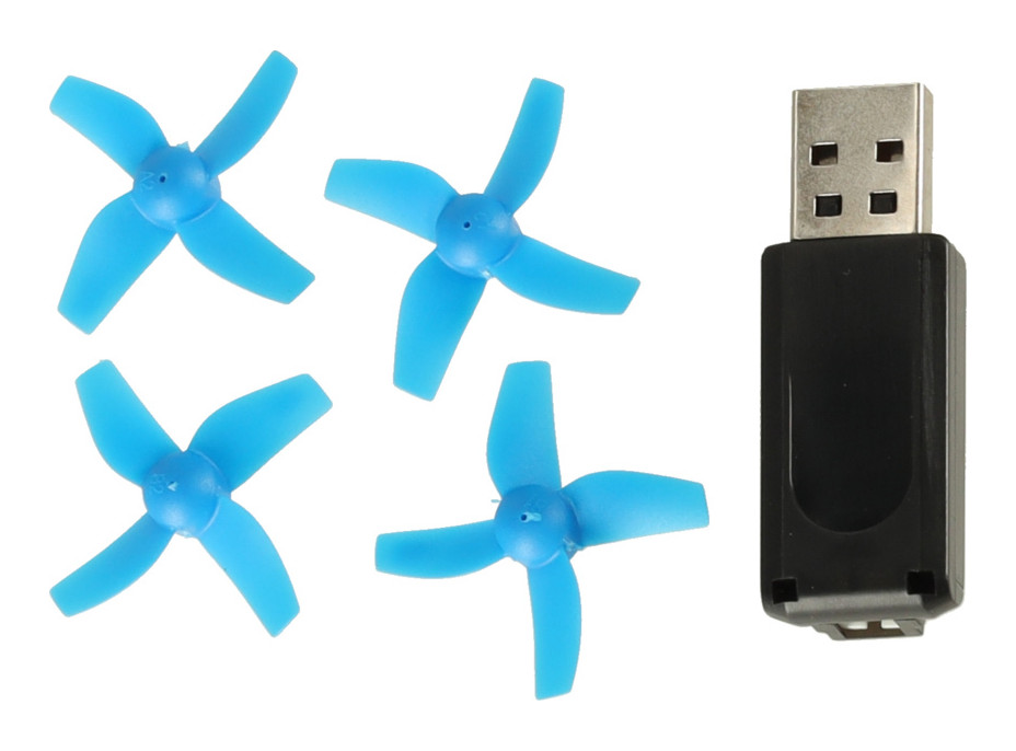 Dron RC JJRC H36 mini 2.4GHz 4CH 6 osí - modrý