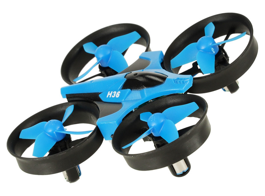 Dron RC JJRC H36 mini 2.4GHz 4CH 6 osí - modrý