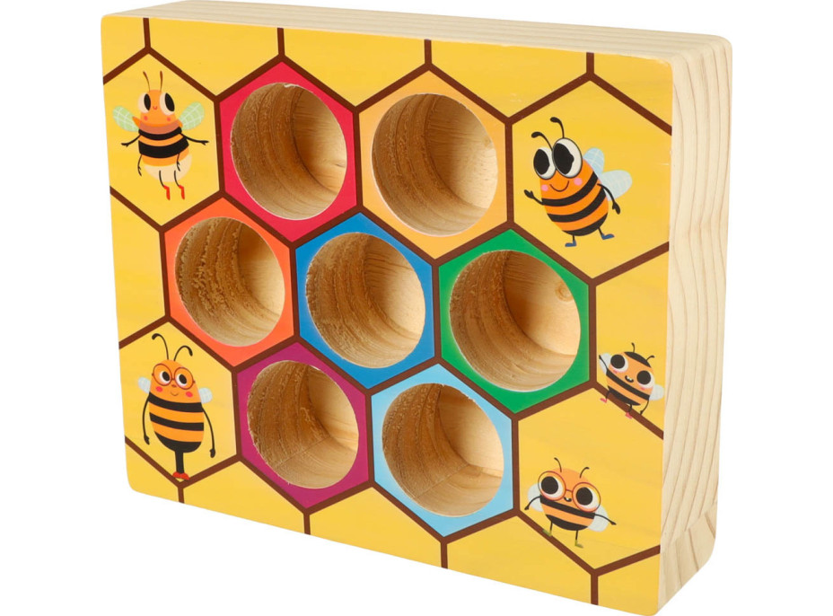 Vzdelávacie Montessori hra - Včelieho plástu