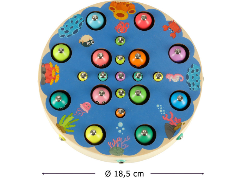Rodinná Montessori hra 3v1 - Rybolov