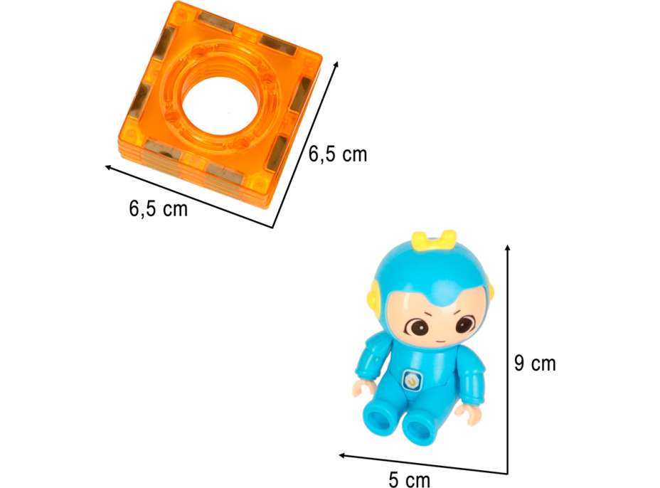 Magnetická guličková dráha so zvukom 118 prvkov
