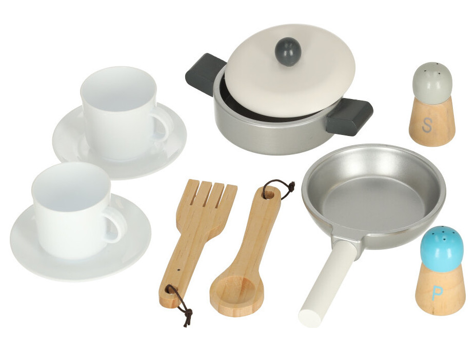 Drevená kuchynská linka MDF LULILO Saliko s kávovarom na espresso