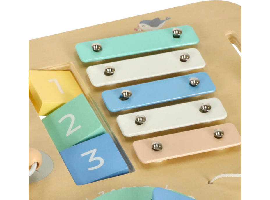 Lulilo Montessori manipulačný stolík LUDO - farebný